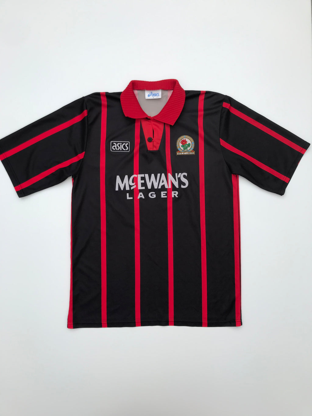 Jersey Blackburn Rovers Visita 1994 1995 Alan Shearer (L)