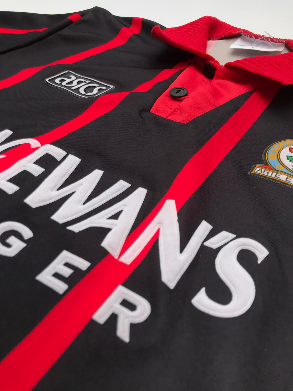 Jersey Blackburn Rovers Visita 1994 1995 Alan Shearer (L)