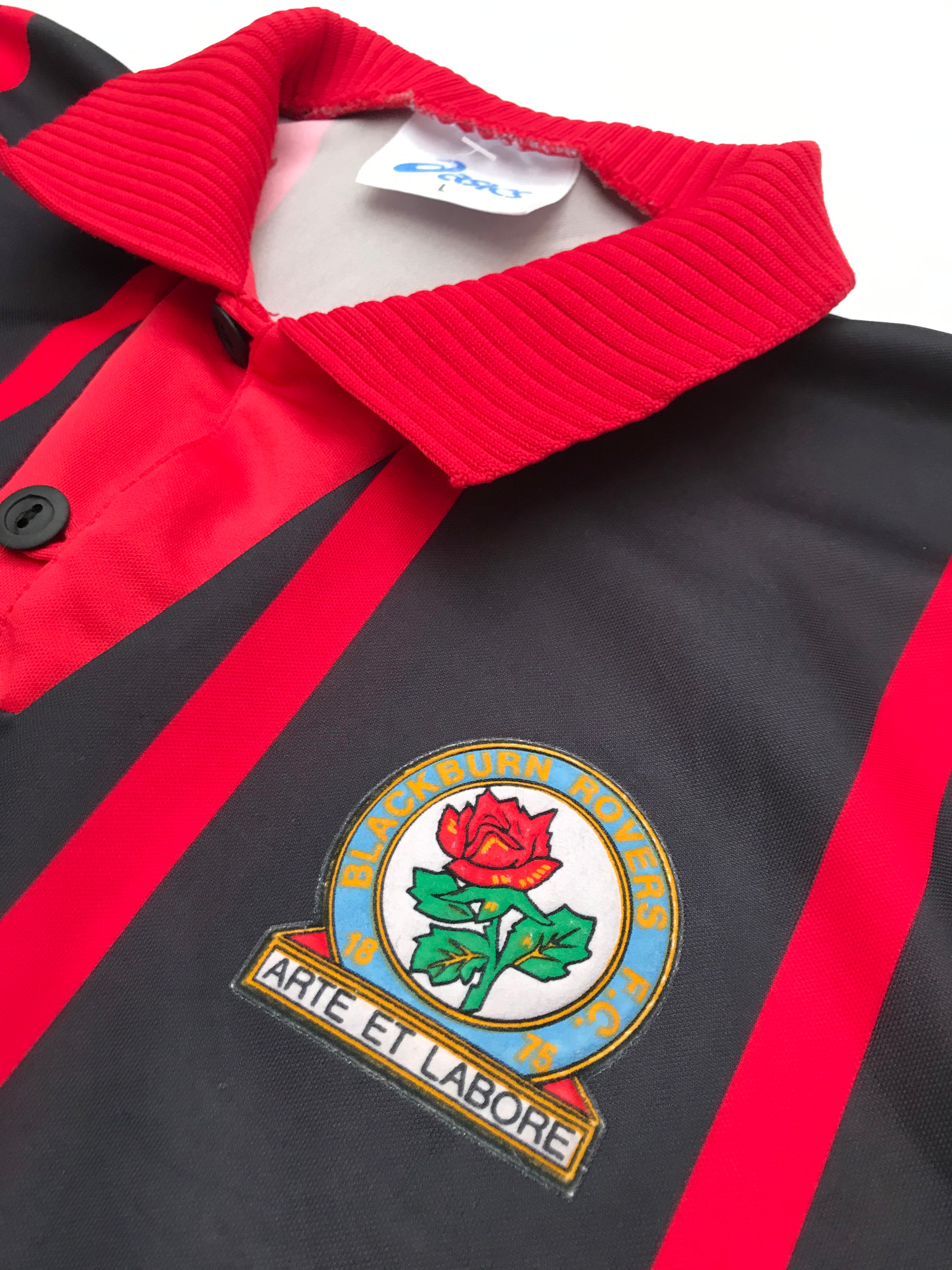 Jersey Blackburn Rovers Visita 1994 1995 Alan Shearer (L)