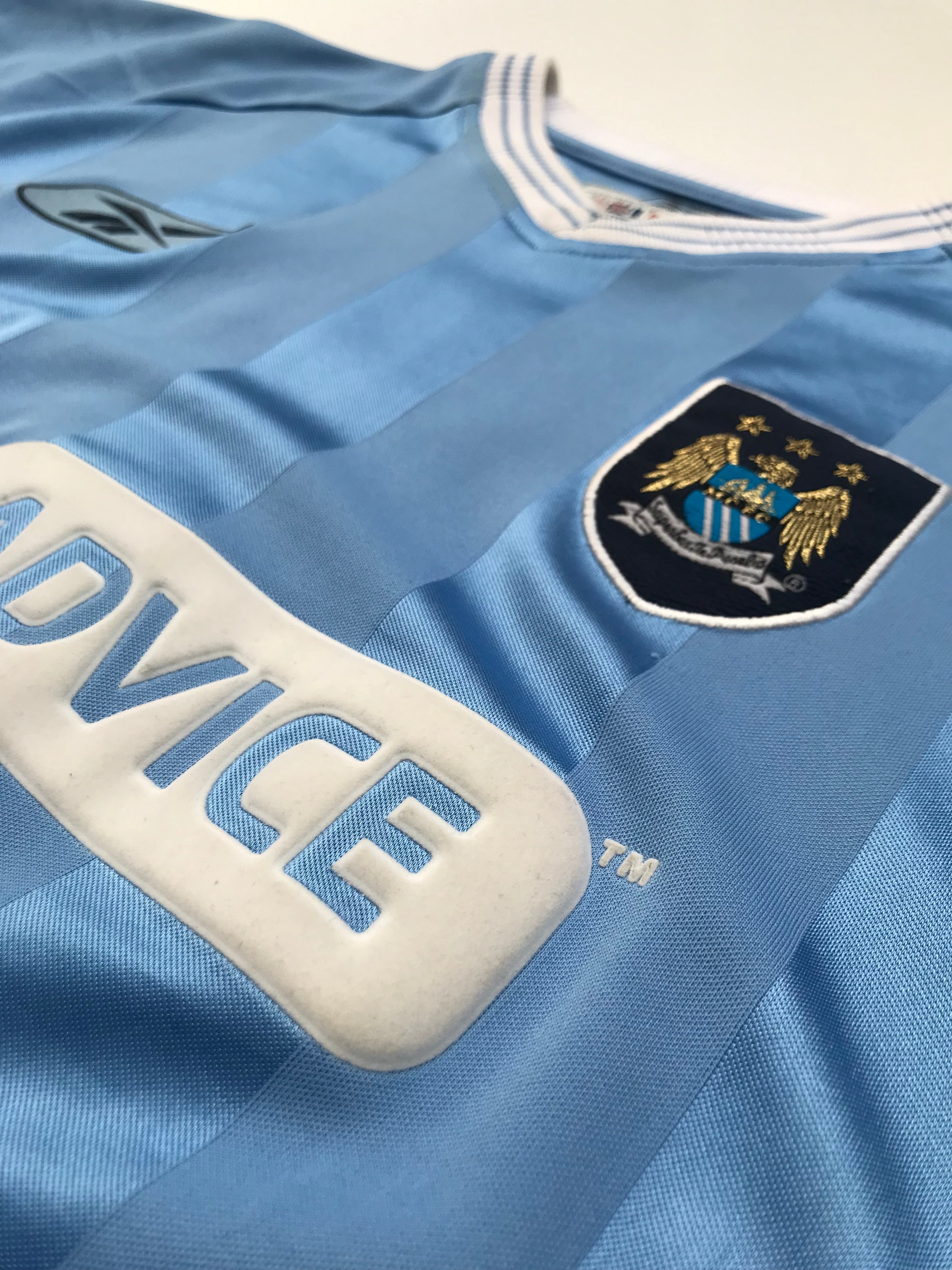 Manchester City Home Jersey 2003 2004 Claudio Reyna (S)