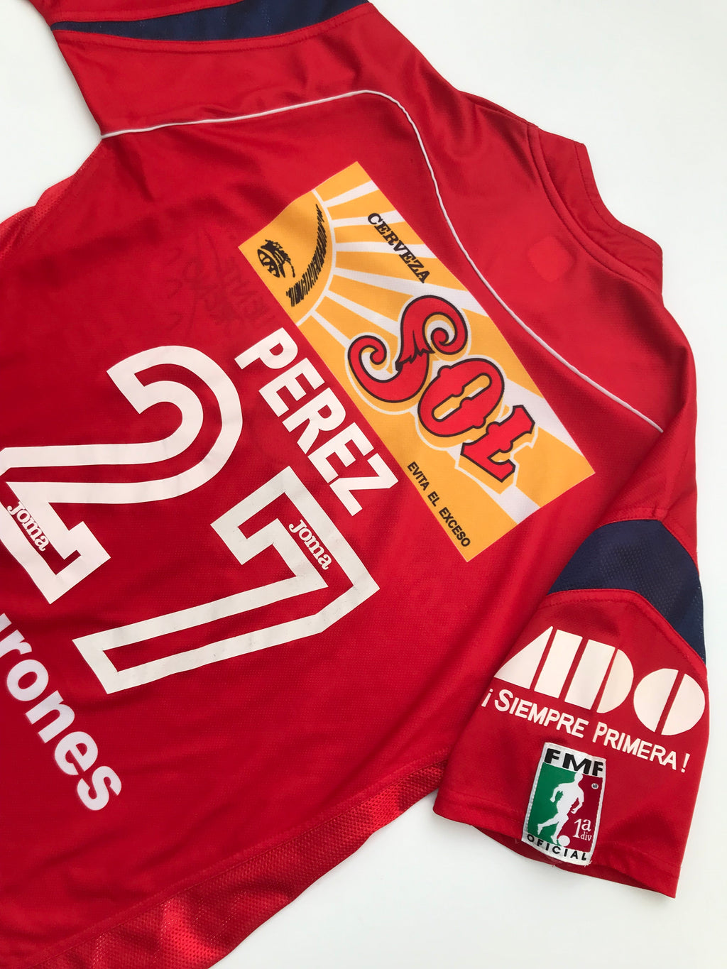 Jersey Veracruz Local 2005 2006 Match Worn Chopo Pérez (M)