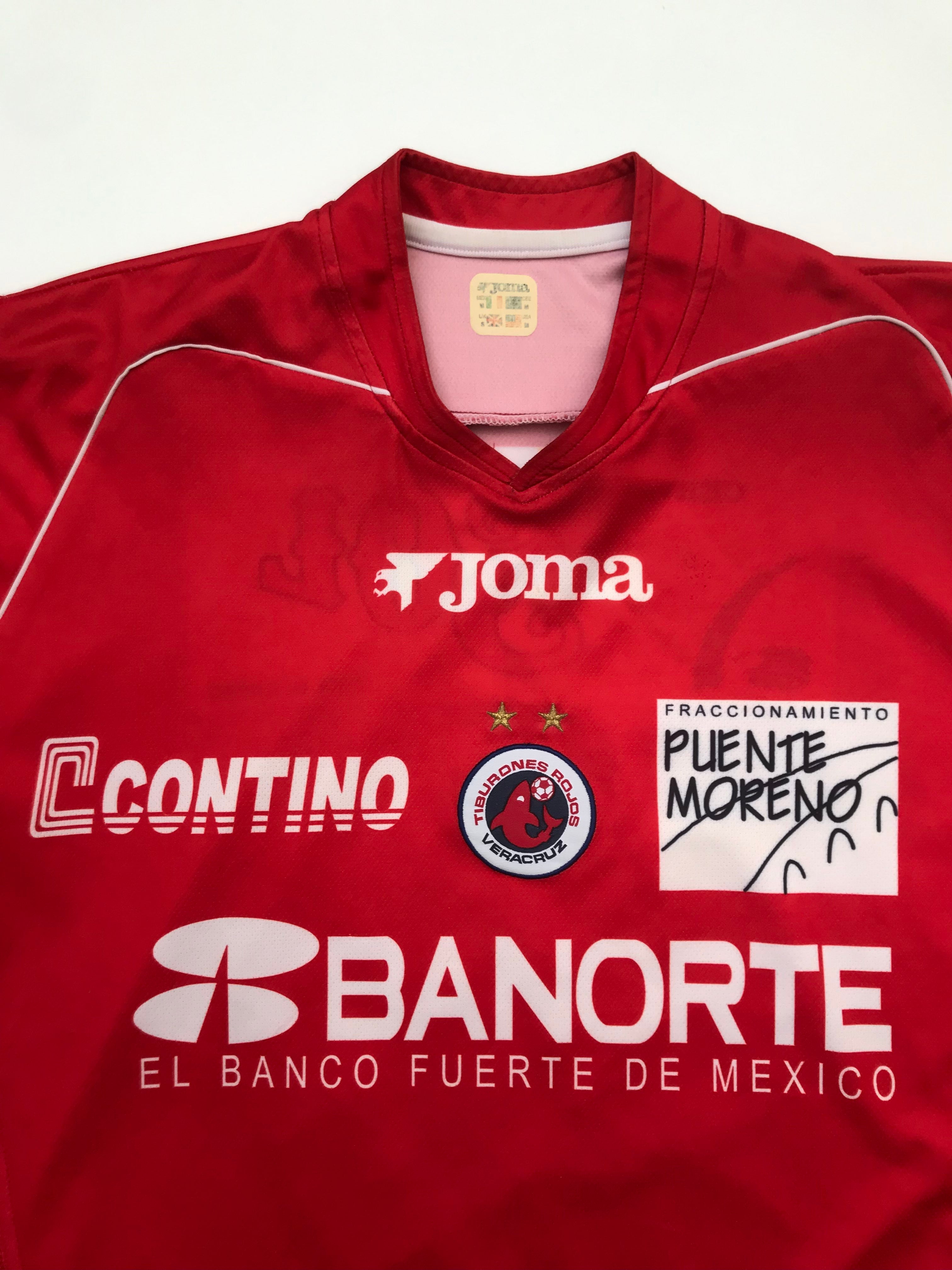 Jersey Veracruz Local 2005 2006 Match Worn Chopo Pérez (M)
