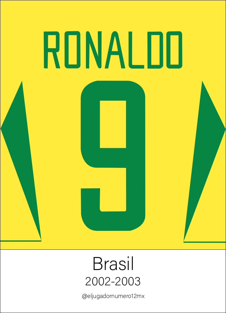 Art Print Brasil 2002 2003 Ronaldo Nazario