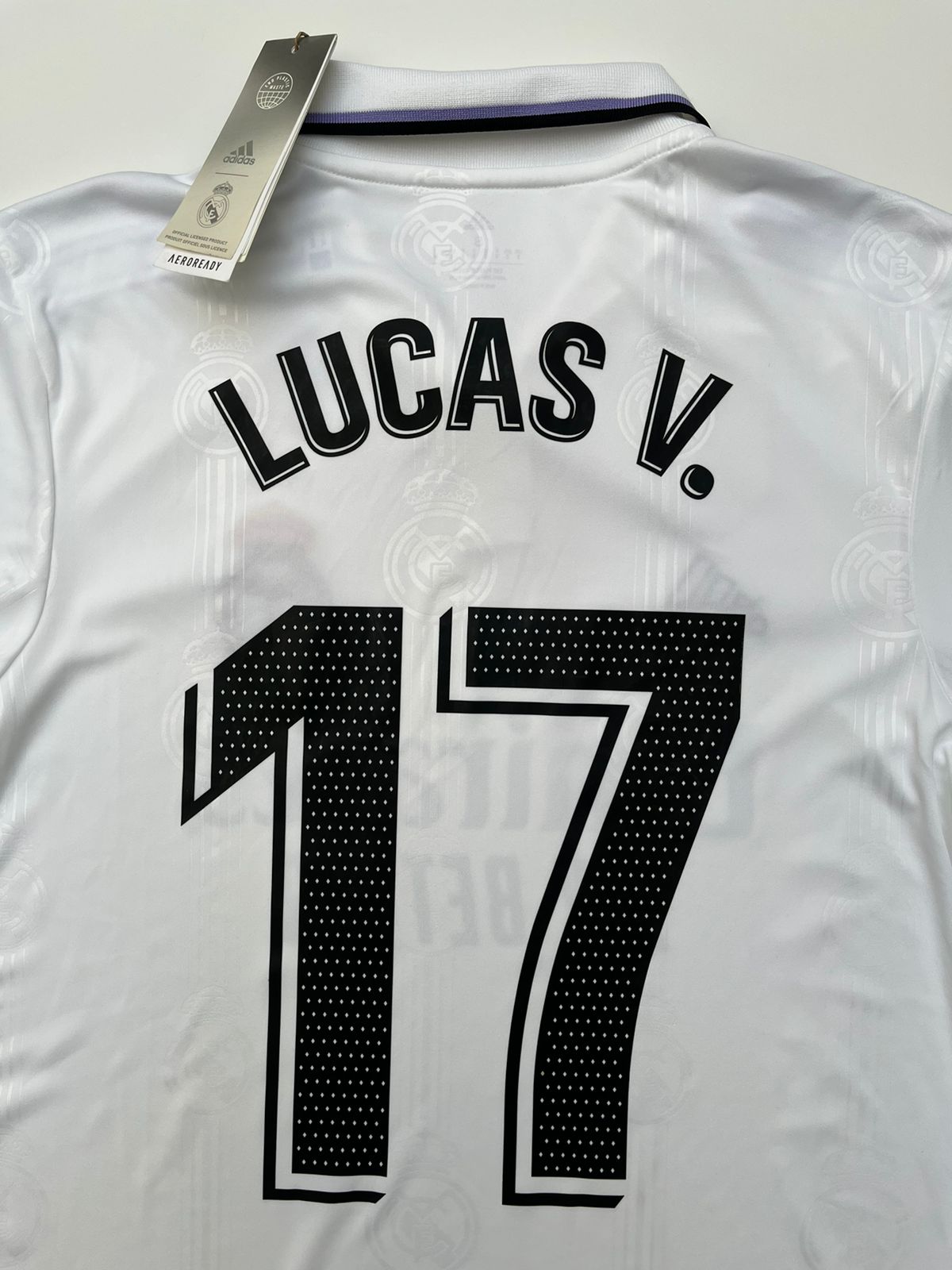 Jersey Real Madrid Local 2022 2023 Lucas Vázquez (S)
