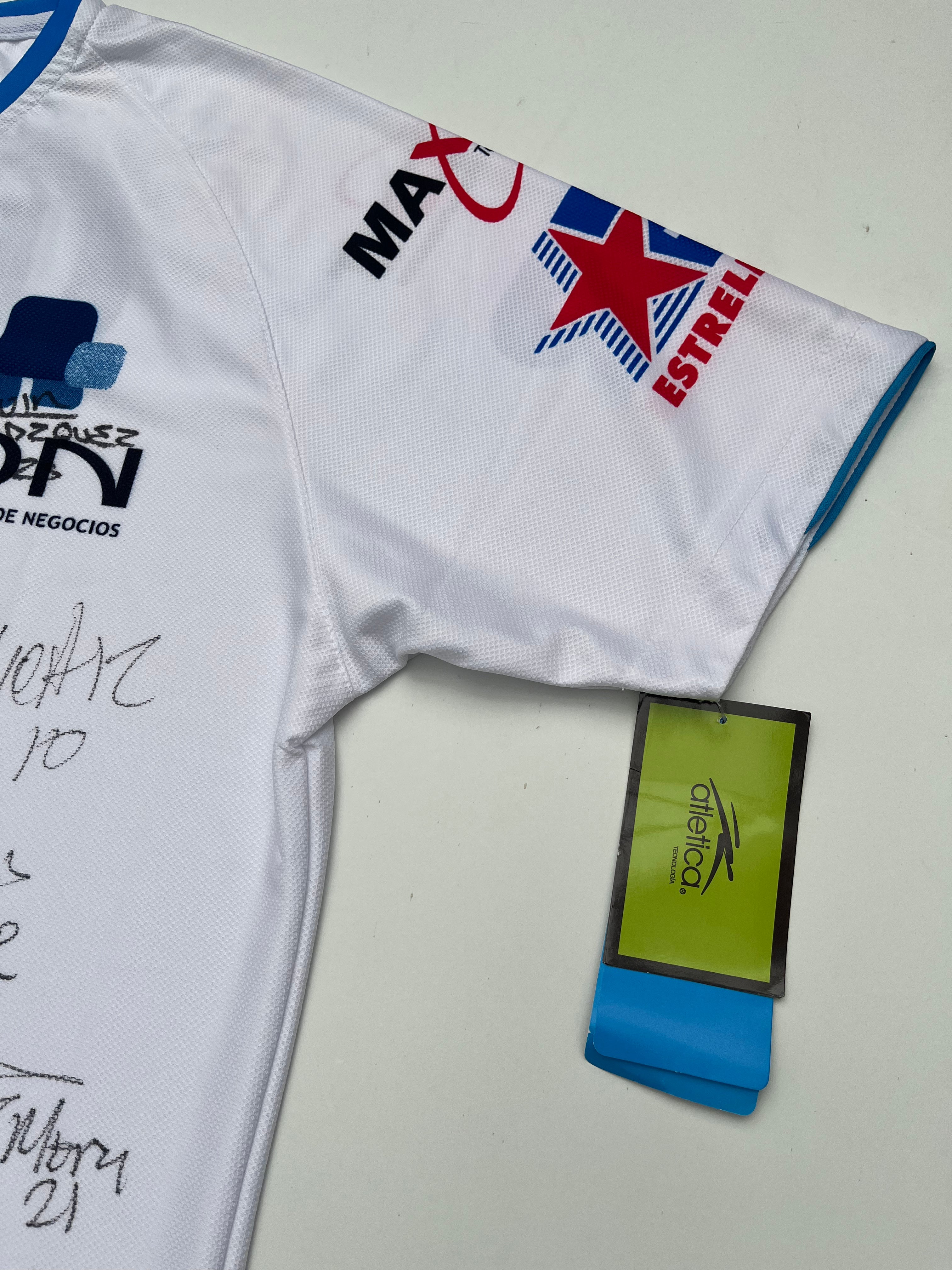 Puebla Home Jersey 2007 2008 Autographed (S)