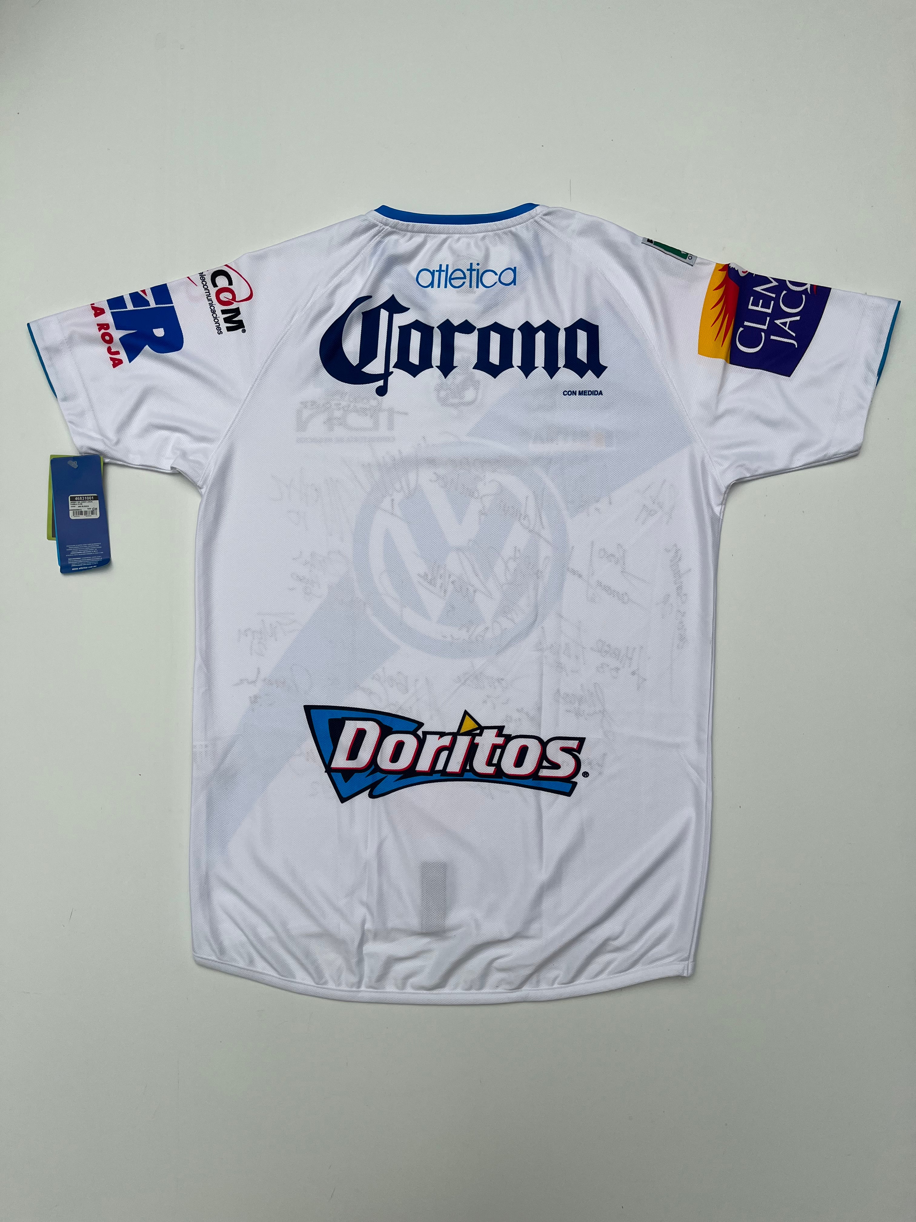 Puebla Home Jersey 2007 2008 Autographed (S)