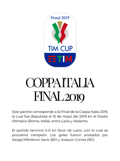 Parche Coppa Italia Final 2019