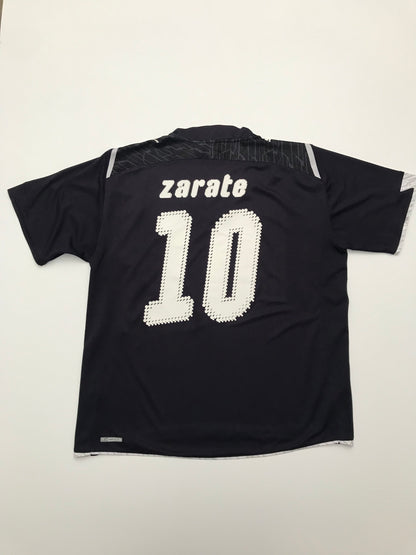 Jersey Lazio Visit 2009 2010 Mauro Zarate (L) 